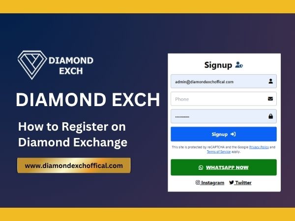 How to Register on Diamond Exchange